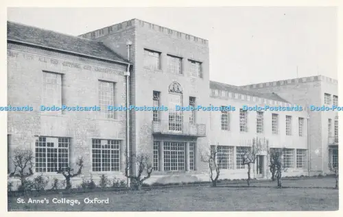 R029136 St Annes College Oxford T V A P