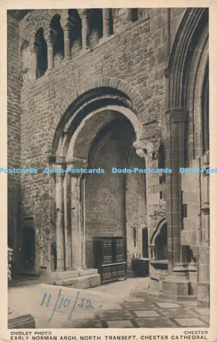 R029155 Frühe normannische Arch North Transept Chester Kathedrale