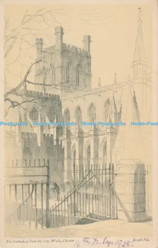 R029160 The Cathedral from the City Walls Chester A and C Black No 63