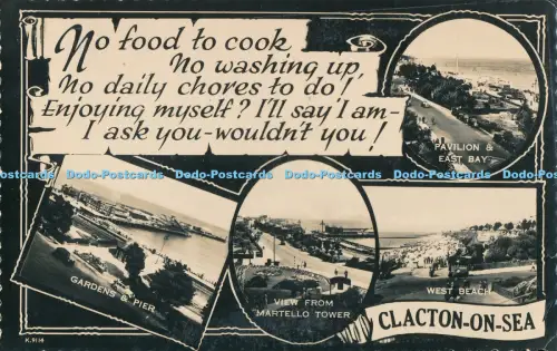 R029172 Clacton on Sea Multi View Valentine RP 1963