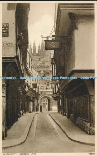 R029457 Canterbury Mercery Lane Photochrom No 78178