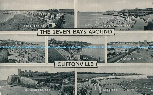 R029486 Die sieben Buchten um Cliftonville Mehrfachansicht Valentine Silveresque 1960