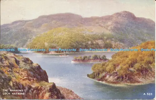 R029489 The Narrows Loch Katrine Valentine 1950