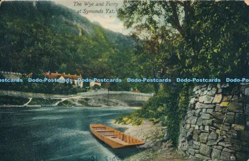 R029556 The Wye and Ferry at Symonds Yat Woodbury No 1228