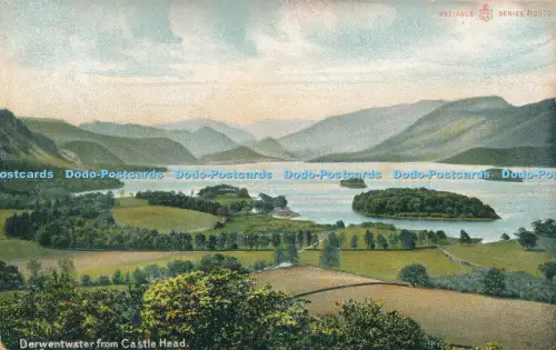 R029560 Derwentwater von Castle Head
