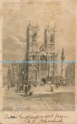 R029561 Westminster Abbey Faulkner 1905
