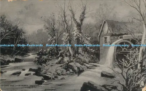 R029581 A Loud and Wide Robed Waterfall Tuck Silverette 1905