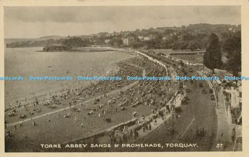 R029595 Torre Abbey Sands and Promenade Torquay Excel 1944
