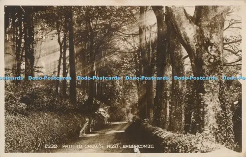 R029663 Pfad zum Krähennest Babbacombe Lachs 1944