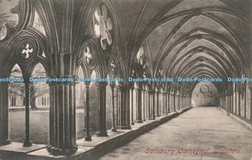 R029786 Salisbury Cathedral Cloisters Frith No 34873