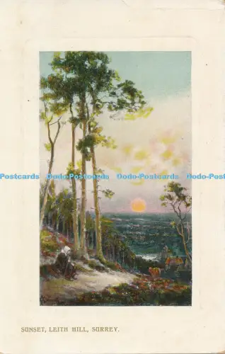 R029787 Sunset Leith Hill Surrey Wildt and Kray