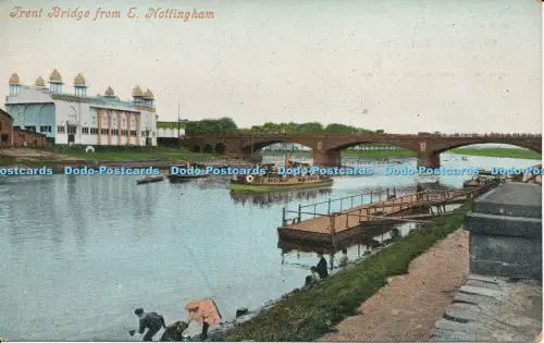R029815 Trent Bridge von E Nottingham Valentine