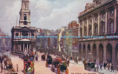 R029822 The Strand and Somerset House Tuck Oilette No 6195