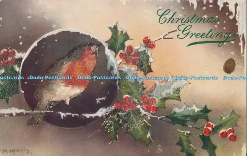 R029827 Weihnachtsgrüße Tuck Oilette Nr 8279