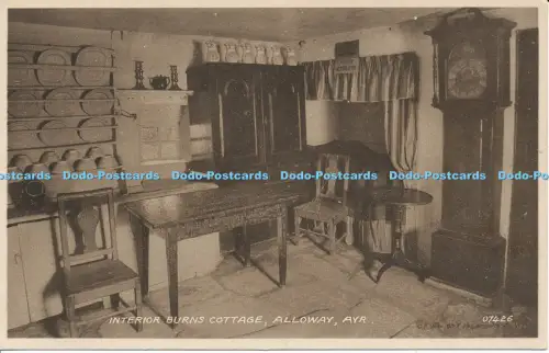 R029858 Interior Burns Cottage Alloway Ayr Valentine