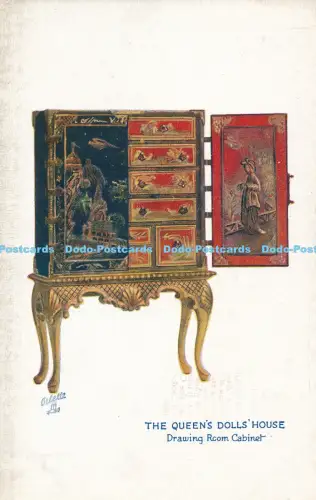 R029875 The Queens Puppenhaus Salon Schrank Steck Oilette Nr 4501