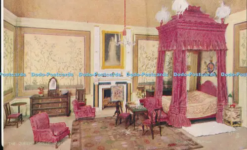 R029966 The Queens Dolls House The Kings Bedroom Tuck Oilette No 4502