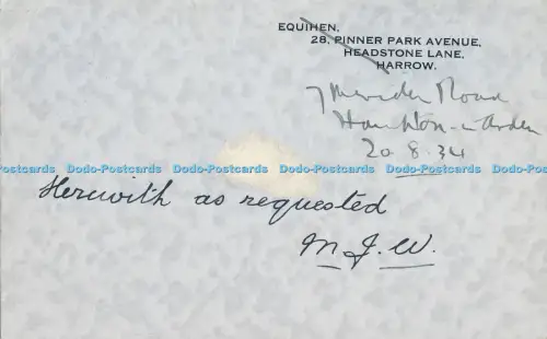 R029986 Alte Postkarte Equihen