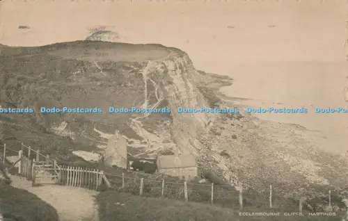 R029994 Ecclesbourne Cliffs Hastings King Bros 1921