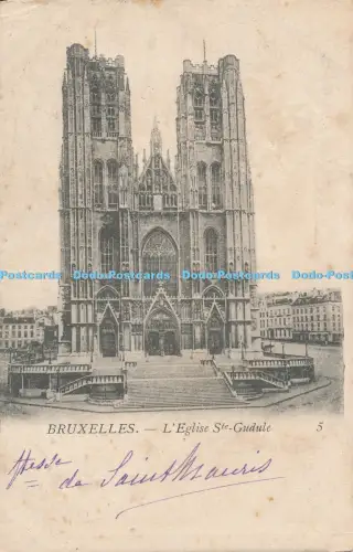 R030012 Bruxelles L Eglise Ste Gudule