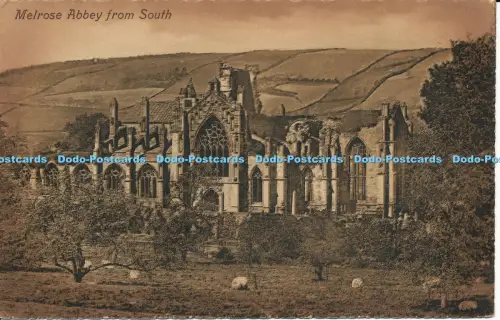 R030107 Melrose Abbey aus South Valentine