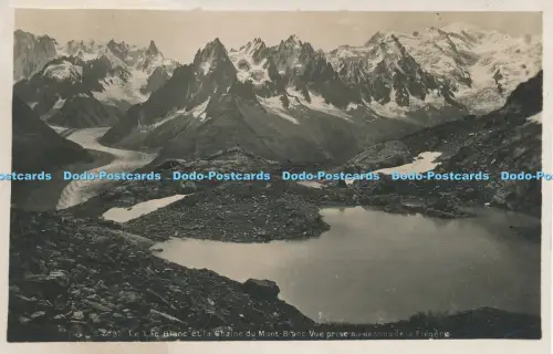 R030109 Le Lac Blanc et l Chaine du Mont Blanc Vue prise au Dessus de la Flegere