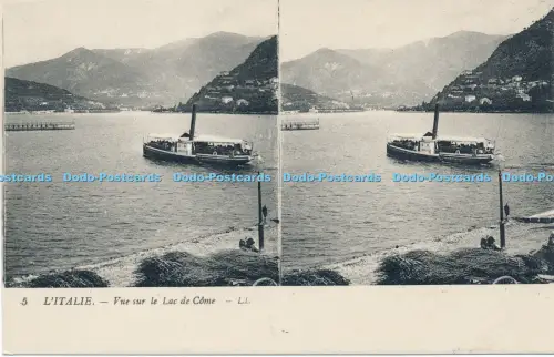 R030127 L Italie Vue sur le Lac de Come LL No 5