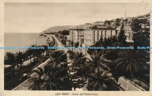 R030140 San Remo Corso dell Imperatrice Cesare Capello