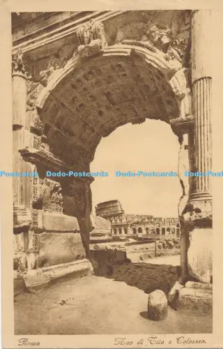 R030147 Roma Arco di Tito e Colosseo