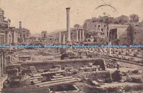 R030162 Roma Foro Romano e Colonna di Foca 1922