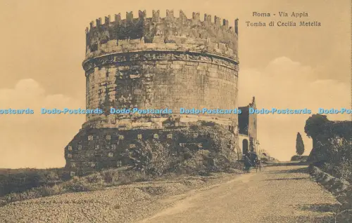 R030168 Roma Via Appia Tomba di Cecilia Metella Alterocca