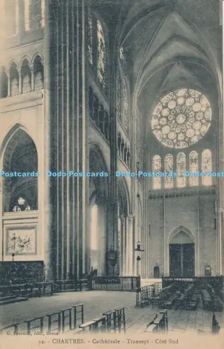 R030235 Chartres Cathedrale Transept Cote Sud G Foucault No 32