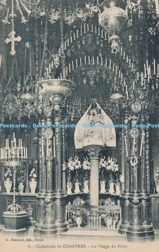 R030237 Cathedrale de Chartres La Vierge du Pilier G Foucault No 8