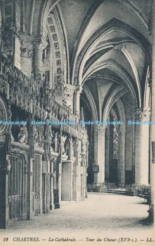 R030239 Chartres La Cathedrale Tour du Choeur Levy Fils No 22