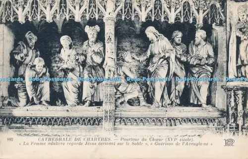 R030241 Cathedrale de Chartres Pourtour du Choeur Neurdein No 882