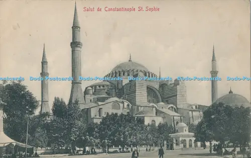 R030263 Salut de Constantinople St Sophie 1911
