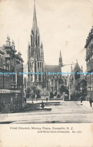R030266 First Church Moray Place Dunedin N Z Goldmedaille Nr 1257