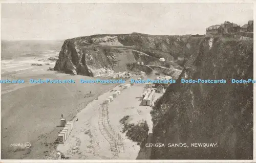 R030267 Crigga Sands Newquay Valentine Photo Brown No 85080