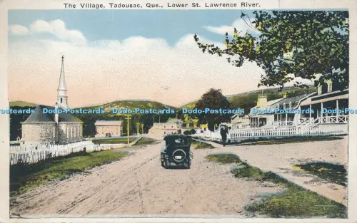 R030288 The Village Tadousac Que Lower Street Lawrence River Valentine
