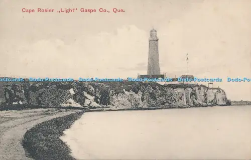 R030289 Cape Rosier Light Gaspe Co Que Dame E Lesperance