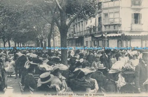 R030302 San Sebastian Paseo de la Alameda J Latieule No 15 B Hopkins