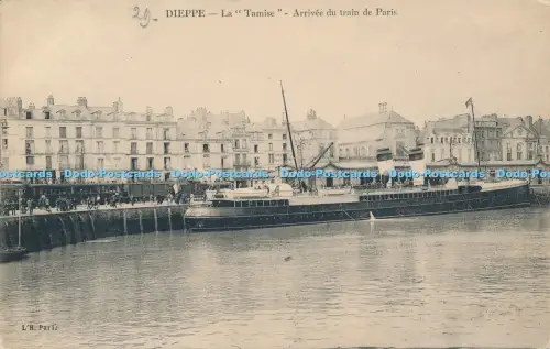 R030315 Dieppe La Tamise Arrivee du Train de Paris B Hopkins