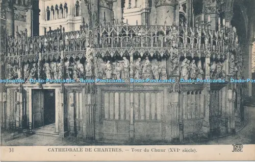 R030429 Cathedrale de Chartres Tour du Choeur Neurdein Freres