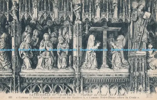 R030433 Cathedrale de Chartres Pourtour du Choeur Comme le Saint Esprit descent