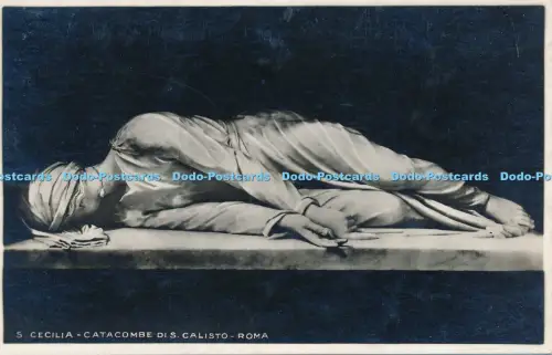 R030461 Cecilia Catacombe di S Calisto Roma Bromostampa