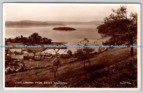 R814104 Loch Lomond From Above Balmaha Valentine RP PM Fort William Inverness Sh