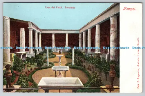 R814110 Pompei Casa del Vettii Peristillio E Ragozino