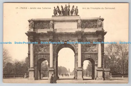 R814130 Paris Jardin des Tuileries Arc de Triomphe du Carrousel