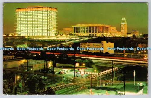 R814134 Stadtzentrum bei Nacht Das Wasser- und Stromgebäude im Left Western Publis