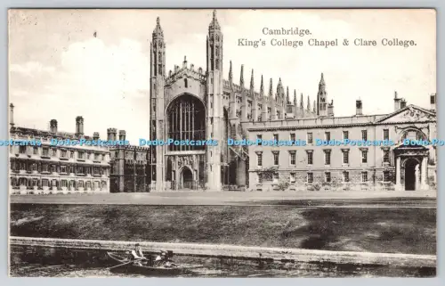 R814139 Cambridge King College Chapel and Clare College Stiefel Cash Chemists Pelh